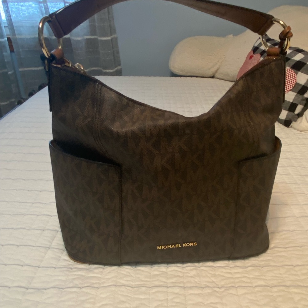 Michael Kors hobo handbag.